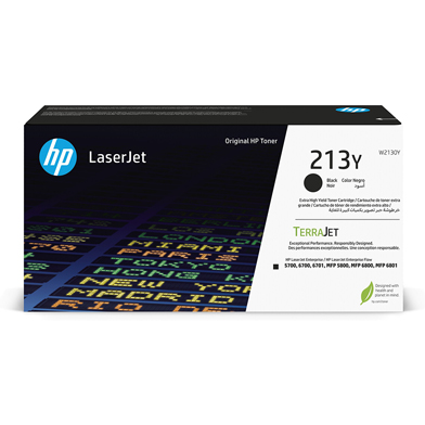 HP W2130Y 213Y Extra High Capacity Black Toner Cartridge (18,000 Pages)