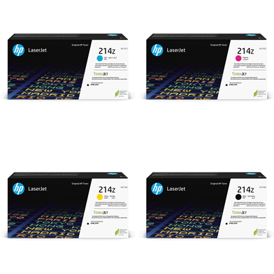 HP 214Z Ultra High Capacity Toner Cartridge Value Pack CMY (26,000 Pages) K (31,000 Pages)