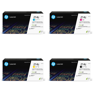 HP  214Z Ultra High Capacity Toner Cartridge Value Pack CMY (26,000 Pages) K (31,000 Pages)