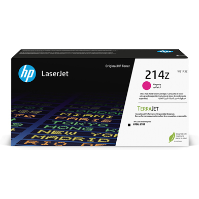 HP W2143Z 214Z Ultra High Capacity Magenta Toner Cartridge (26,000 Pages)