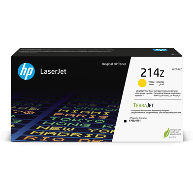 HP W2142Z 214Z Ultra High Capacity Yellow Toner Cartridge (26,000 Pages)