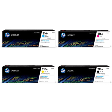 HP  216A Toner Cartridge Value Pack CMY (850 Pages) K (1,050 Pages)