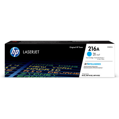 HP W2411A 216A Cyan Toner Cartridge (850 Pages)