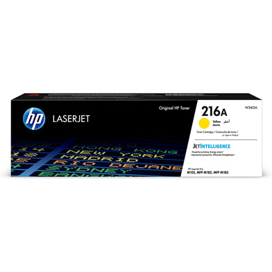 HP W2412A 216A Yellow Toner Cartridge (850 Pages)