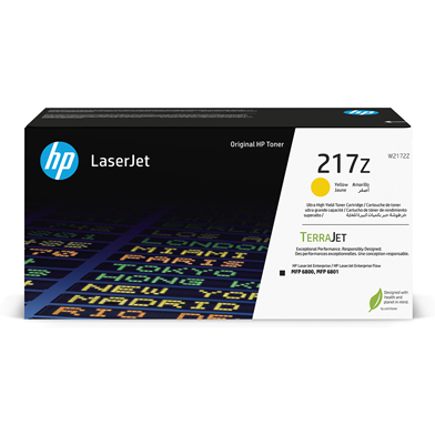 HP W2172Z 217Z Ultra High Capacity Yellow Toner Cartridge (24,000 Pages)