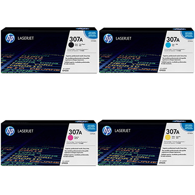 HP 307A Toner Rainbow Pack CMY(7.3k) K(7k)