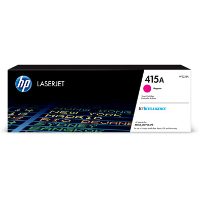 HP W2033A 415A Magenta Toner Cartridge (2,100 Pages)