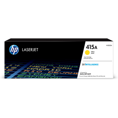 HP W2032A 415A Yellow Toner Cartridge (2,100 Pages)