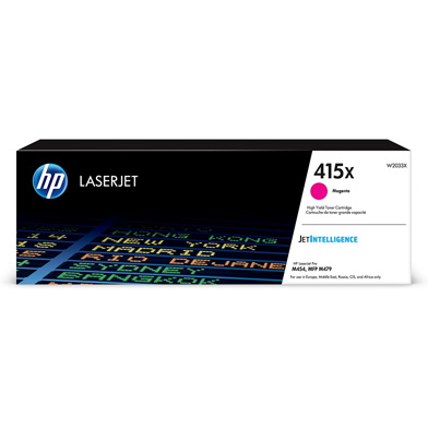 HP W2033X 415X Magenta High Yield Toner Cartridge (6,000 Pages)