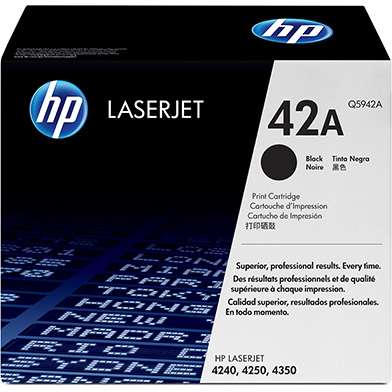 HP Q5942A 42A LaserJet Black Print Cartridge (10,000 Pages)