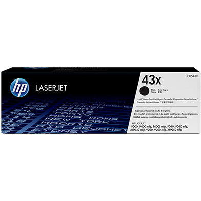 HP C8543X 43X Black Print Cartridge (30,000 Pages)