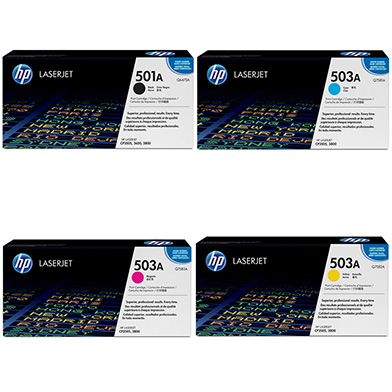 HP  501A/503A Toner Value Pack 6k (CMYK)