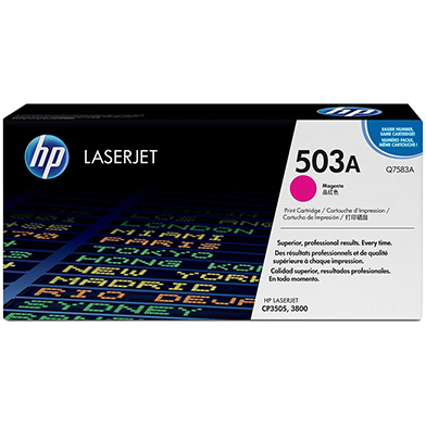 HP Q7583A 503A Magenta Print Cartridge with ColorSphere Toner (6,000 Pages)