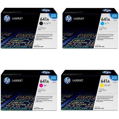 HP 641A Toner Rainbow Pack CMY (8k) + Black (9k)