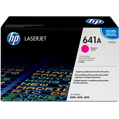 HP C9723A 641A Magenta Print Cartridge (8,000 Pages)