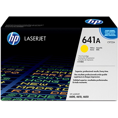HP C9722A 641A Yellow Print Cartridge (8,000 Pages)