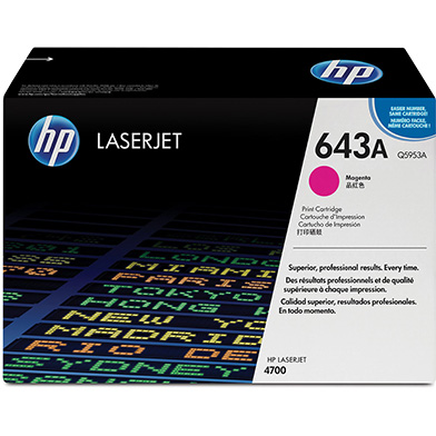HP Q5953A 643A Magenta Print Cartridge (10,000 Pages)