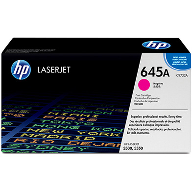 HP C9733A 645A Magenta Toner Cartridge (12,000 Pages)