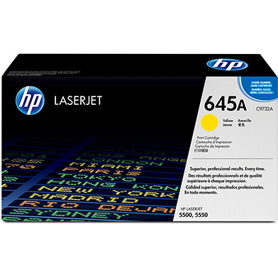HP C9732A 645A Yellow Toner Cartridge (12,000 Pages)