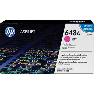 HP CE263A 648A Magenta Toner Cartridge (11,000 Pages)
