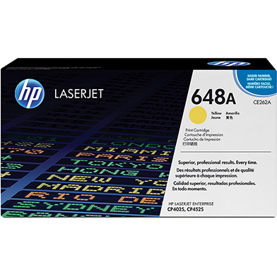 HP CE262A 648A Yellow Toner Cartridge (11,000 Pages)