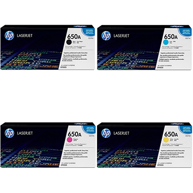 HP  650A Toner Rainbow Pack CMY(15k) K(13.5k)