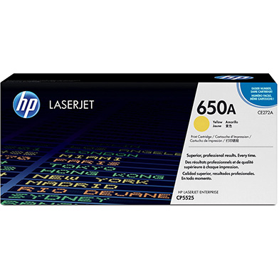 HP CE272A 650A Yellow Toner Cartridge (15,000 Pages)