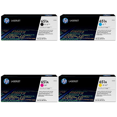 HP  651A Toner Rainbow Pack CMY(16k) K(13.5k)