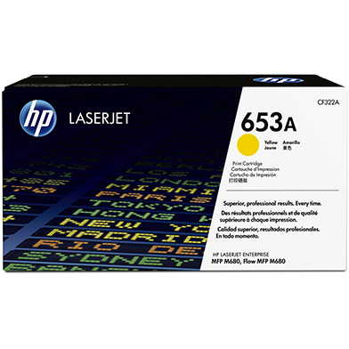 HP CF322A 653A Yellow Toner Cartridge (16,500 Pages)