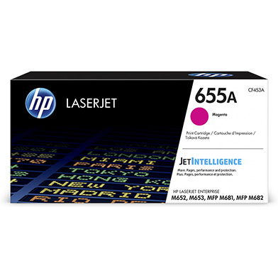 HP CF453A 655A Magenta Toner Cartridge (10,500 Pages)