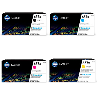HP  657X High Value Toner Value Pack K (28,000 Pages) CMY (23,000 Pages)