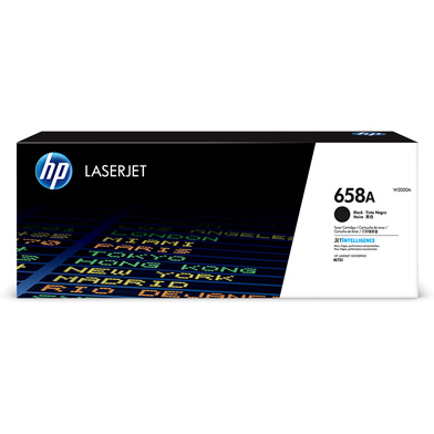 HP W2000A 658A Black Toner Cartridge (7,000 Pages)