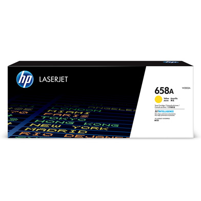 HP W2002A 658A Yellow Toner Cartridge (6,000 Pages)