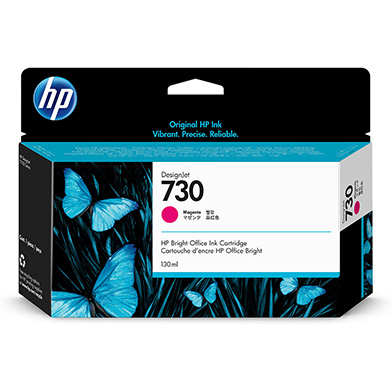 HP P2V63A 730 Magenta DesignJet Ink Cartridge (130ml)