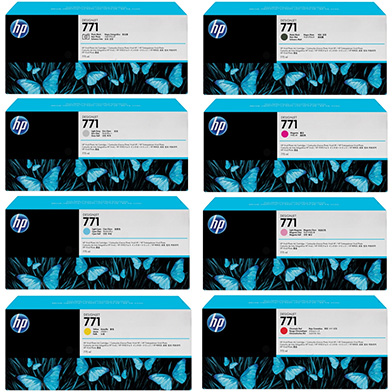 HP  No.771 Ink Cartridge Value Pack (775ml x 8)