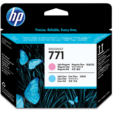 HP CE019A No.771 Light Magenta and Light Cyan Printhead