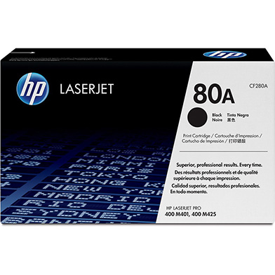 HP CF280A 80A Black Toner Cartridge (2,700 Pages)