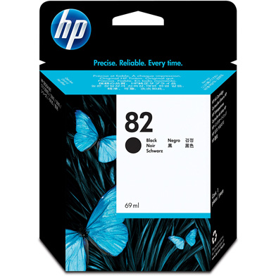 HP CH565A No.82 Black Ink Cartridge (69ml)