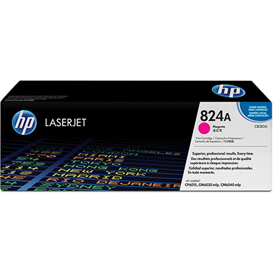 HP CB383A 824A Magenta Colour LaserJet Print Cartridge with ColourSphere Toner (21,000 Pages)