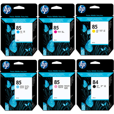 HP  No.84/No.85 6 Colour Ink Cartridge Bundle Pack