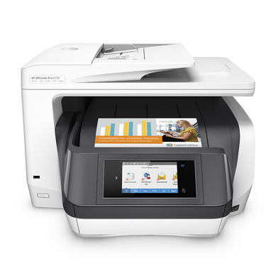 HP OfficeJet Pro 8730 + High Capacity Black Ink (2,000 Pages)