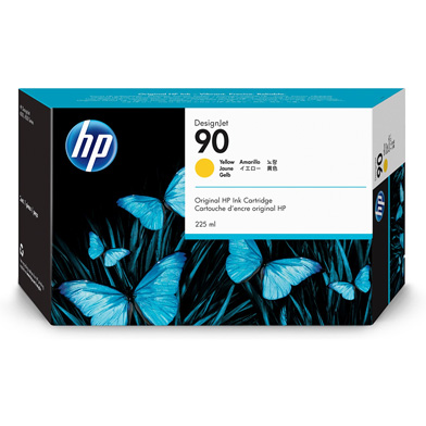 HP C5064A No.90 Yellow Ink Cartridge (225ml)