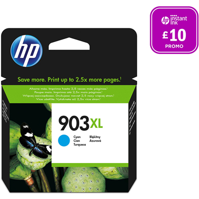 HP T6M03AE 903XL Cyan Original Ink Cartridge (825 Pages)