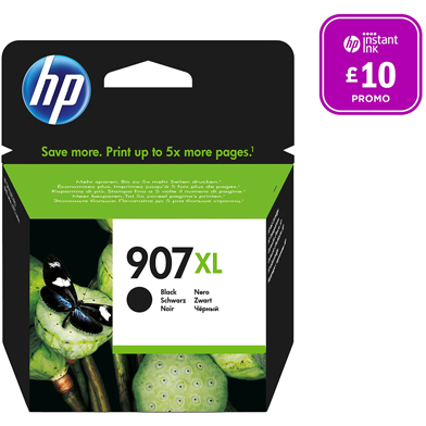 HP T6M19AE 907XL Black Original Ink Cartridge (1,500 Pages)