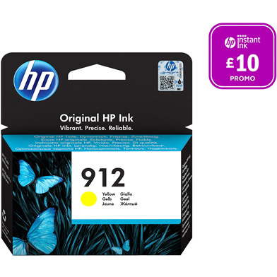 HP 3YL79AE 912 Yellow Ink Cartridge (315 Pages)