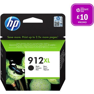 HP Original 912XL Black Ink Cartridge. Only £34.25 delivered.