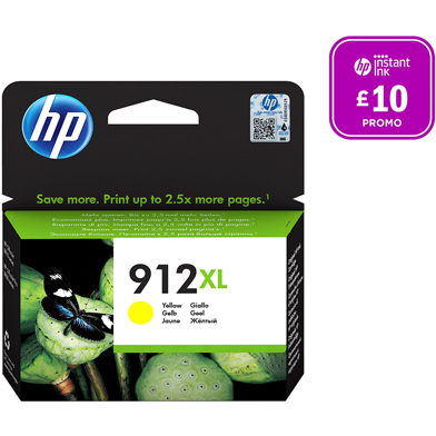 HP 3YL83AE 912XL Yellow Ink Cartridge (825 Pages)