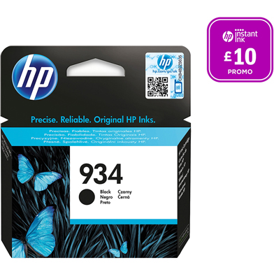 HP C2P19AE 934 Black Ink Cartridge (400 Pages)