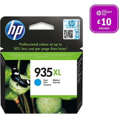 HP C2P24AE 935XL Cyan Ink Cartridge (825 Pages)