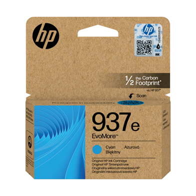 HP 4S6W6NE 937e EvoMore Cyan Ink Cartridge (1,650 Pages)